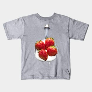 Strawberries 'n' Cream Kids T-Shirt